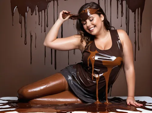 chocolate syrup,chocolate sauce,chocolate fountain,chocolate spread,chocolatier,cocoa powder,cooking chocolate,chopped chocolate,chocolate,ganache,chocolate candy,chocolate cream,chocolate milk,dulce de leche,chocolate pudding,latex clothing,milk chocolate,french silk,chocolate bar,pieces chocolate