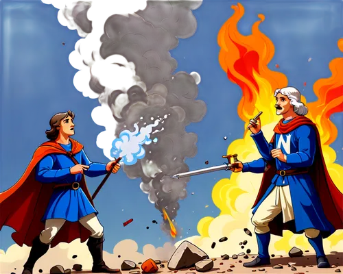 hessians,flamethrowers,pyrotechnicians,willmarth,flamsteed,blowtorches,matchlock,pyromaniacs,superfiring,arquebusiers,garrison,feuerzeig,oriflamme,kamehameha,gunpowder,zouave,federalists,historical battle,the conflagration,firebombers,Illustration,Realistic Fantasy,Realistic Fantasy 42