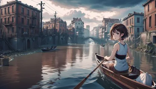 mikasa,veneziani,venetia,gondola,venetians,venezia,Anime,Anime,General