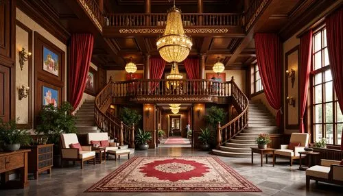 hotel lobby,amanresorts,entrance hall,lobby,nemacolin,foyer,hotel hall,luxury hotel,hallway,royal interior,grand hotel europe,grand hotel,ritzau,emirates palace hotel,driehaus,crown palace,banff springs hotel,poshest,dragon palace hotel,gleneagles hotel