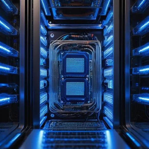 supercomputer,supercomputers,fractal design,datacenter,the server room,data center,illumina,proliant,computer art,compute,backplane,computer graphic,blue light,petabytes,computational,computer tomography,mainframes,cyberview,xfx,vmax,Art,Classical Oil Painting,Classical Oil Painting 41