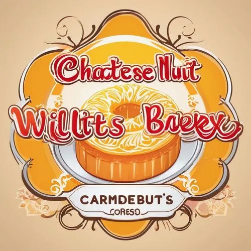 The logo comes alive with vibrant hues of yellow, orange, and yellow as the bakery produces a unique and captivating design. The symbol reads "Wilts, Cheeses, Bakes: At the Swirling Cheese Box!" and t