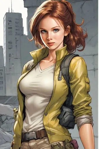 female doctor,female nurse,nora,fallout4,croft,girl with gun,girl with a gun,lara,female worker,lori,rosa ' amber cover,gi,solo,colorpoint shorthair,khaki,head woman,ammo,mary jane,woman holding gun,holding a gun,Digital Art,Comic