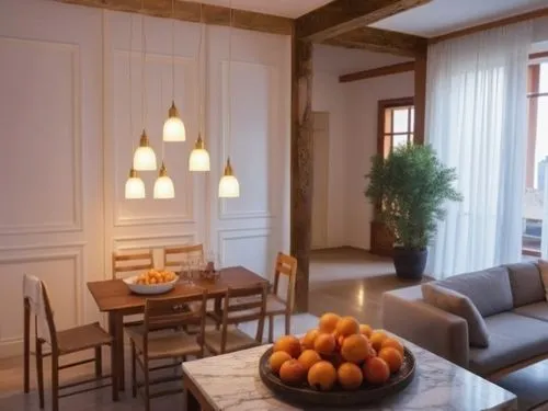 breakfast room,dining room,interior decor,banquette,interior decoration,appartement,contemporary decor,home interior,modern decor,kitchen-living room,kitchen interior,dining room table,an apartment,dining table,table lamps,apartment lounge,autumn decor,furnishings,wall lamp,decors