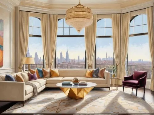 penthouses,hoboken condos for sale,apartment lounge,livingroom,sitting room,living room,luxury home interior,great room,homes for sale in hoboken nj,homes for sale hoboken nj,family room,french windows,claridge,belgravia,window curtain,interior decoration,corinthia,contemporary decor,3d rendering,appartement,Conceptual Art,Daily,Daily 17