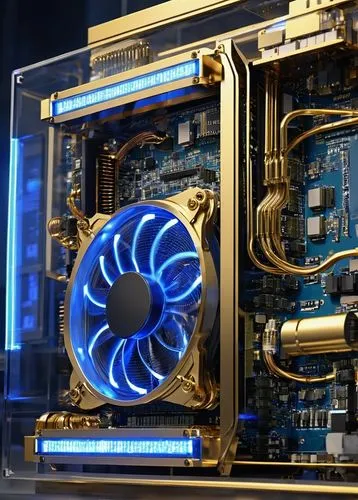 fractal design,heatsink,dark blue and gold,motherboard,graphic card,multimatic,vega,motherboards,prebuilt,2080 graphics card,xfx,gpu,overclocking,pcie,muscular build,turbographx,antec,phertzberg,computex,garrison,Conceptual Art,Fantasy,Fantasy 07