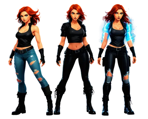 derivable,bloodrayne,romanoff,brigette,triss,madelyne,black widow,clary,witchblade,wynonna,epica,blackfire,shader,revamps,rogue,katarina,turnarounds,sunstone,zarina,stylized,Unique,Design,Character Design