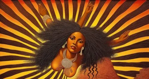 sharmell,ledisi,badu,kelis,assata,afrodisiac,afrocentric,sinitta,amerykah,miseducation,baduizm,oshun,black woman,coffy,african woman,afro american,siedah,santigold,vodun,nzinga,Illustration,Realistic Fantasy,Realistic Fantasy 21