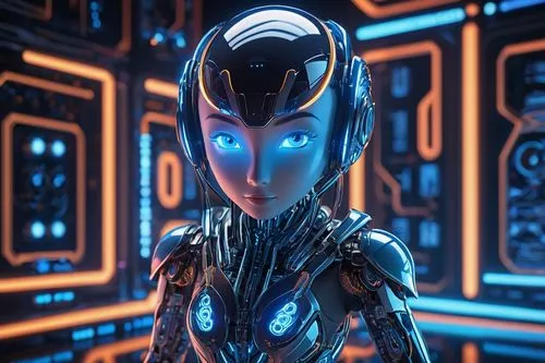 liara,cyberia,tron,cyberian,valerian,cybersmith,polara,cinema 4d,nova,silico,cyberstar,echo,cyborg,biotic,asari,irn,symetra,cortana,electro,cyberview,Unique,3D,3D Character