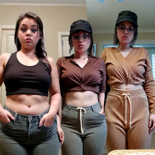 change her face,neapolitan ice cream,olive family,khaki,dominican,plastics,uploading,5 element,x3,wood angels,brown fabric,fits,clones,figure group,see-through clothing,different personalities,women's