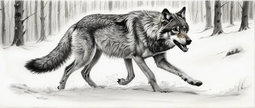 european wolf,gray wolf,canis lupus,canis lupus tundrarum,canidae,wolfdog,howling wolf,wolf,red wolf,wolf hunting,saarloos wolfdog,coyote,constellation wolf,northern inuit dog,dog illustration,gray animal,czechoslovakian wolfdog,tamaskan dog,wolves,grayscale,Illustration,Black and White,Black and White 35