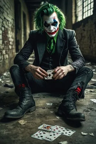 joker,jigsaw,riddler,cosplay image,gambler,banker,play cards,magician,villain,card game,playing cards,poker,trickster,ledger,greed,card games,batman,mafia,photoshop manipulation,cosplayer,Illustration,Realistic Fantasy,Realistic Fantasy 44