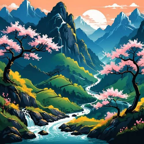 mountain landscape,mountain scene,japanese mountains,river landscape,mountainous landscape,mountains,japan landscape,japanese alps,landscape background,mountain flowers,japanese sakura background,mountain spring,huangshan,paisaje,yunnan,tianchi,autumn mountains,mountain stream,high landscape,alpine landscape,Unique,Design,Logo Design