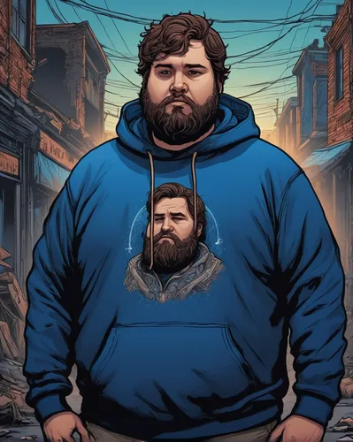 kapparis,twitch icon,the thing,pubg mascot,sweatshirt,hoodie,tracksuit,big hero,fat,jon boat,dwarf sundheim,pat,fatayer,parka,greek in a circle,the face of god,hefty,plus-size model,jacket,greek,Illustration,Realistic Fantasy,Realistic Fantasy 25