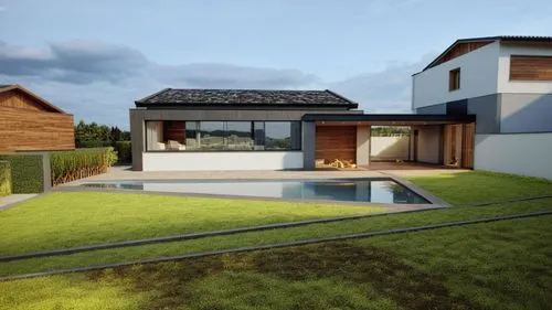 3d rendering,landscape design sydney,landscape designers sydney,modern house,render,artificial grass,grass roof,pool house,core renovation,garden design sydney,roof landscape,turf roof,golf lawn,residential house,japanese architecture,flat roof,dug-out pool,wooden decking,floorplan home,holiday villa,Photography,General,Realistic