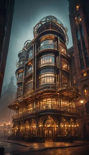 beautiful buildings,glass building,hotel w barcelona,victoriana,edificio,metropolis,pedrera,luxury hotel,grand hotel europe,futuristic architecture,largest hotel in dubai,bucharest,emporium,apartment building,harrod,crooked house,samaritaine,the cairo,syberia,millenary,Illustration,Realistic Fantasy,Realistic Fantasy 13