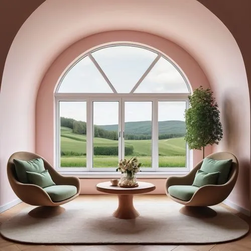 round window,semi circle arch,vaulted ceiling,round arch,breakfast room,round house,Photography,Documentary Photography,Documentary Photography 04