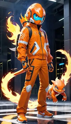 pyrotechnical,larfleeze,garrison,kamehameha,orange,pyromaniac,Anime,Anime,General