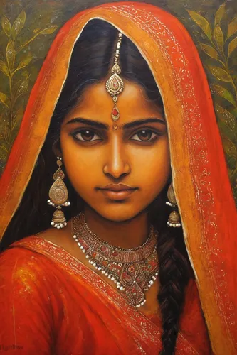 Alwar Girl Wallpaper Painting Of Indian Woman In Ghunghat Google Search,indian art,indian woman,radha,indian girl,indian bride,rangoli,oil painting on canvas,girl in cloth,indian,east indian,jaya,girl