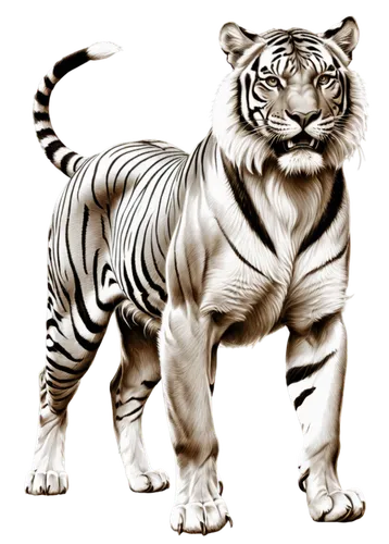 tiger png,white tiger,white bengal tiger,bengal tiger,type royal tiger,a tiger,tigar,stigers,asian tiger,tigert,royal tiger,rimau,ruettiger,tigerish,derivable,macan,tigr,tigon,tiger,hottiger,Illustration,Black and White,Black and White 30