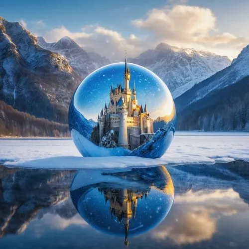 frozen bubble,snow globe,ice castle,fairytale castle,fairy tale castle,snow globes,crystal ball-photography,frost bubble,snowglobe,ice ball,frozen soap bubble,winter magic,christmas globe,fantasy picture,fairytale,ice bubble,fairy tale,snowglobes,christmas landscape,a fairy tale,Photography,General,Natural