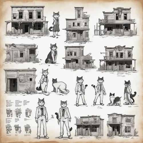 houses clipart,vintage cats,digiscrap,illustrations,cat doodles,cat drawings,strays,dog illustration,rescue alley,game illustration,felines,line art animals,ancient dog breeds,dog street,collected game assets,stray cats,street cat,animal shelter,villagers,cat's cafe,Unique,Design,Character Design