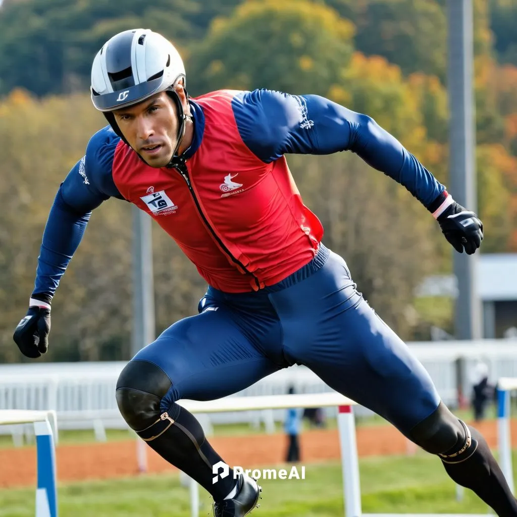 a man is wearing a helmet while running around a track,azizulhasni,dettori,equestrian sport,lavillenie,kostelic,gatcombe