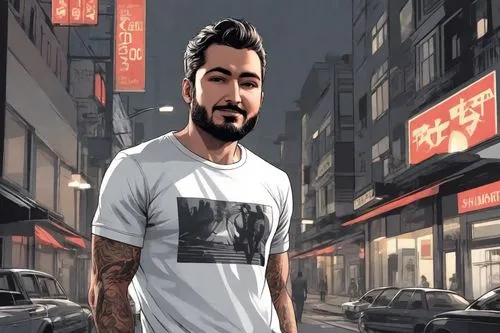 kovic,lavezzi,atrak,koil,isolated t-shirt,dojima,derivable,yakuza,gta,city ​​portrait,machinima,redhook,rotoscoped,world digital painting,premium shirt,hanzo,jdo,abderahmane,chinatown,launders,Digital Art,Comic