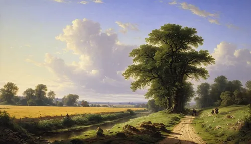 rural landscape,dutch landscape,groenendael,meadow landscape,farm landscape,landscape,forest landscape,brook landscape,home landscape,landscape background,high landscape,green landscape,river landscape,robert duncanson,coastal landscape,nature landscape,landscape nature,poplar tree,salt meadow landscape,natural landscape,Art,Classical Oil Painting,Classical Oil Painting 10