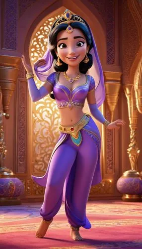 aladha,aladin,aladdin,jasmine,belly dance,radha,mulan,diwali banner,moana,disney character,bollywood,jaya,oriental princess,tiana,hula,ramayan,maya,yogananda,ethnic dancer,krishna,Unique,3D,3D Character