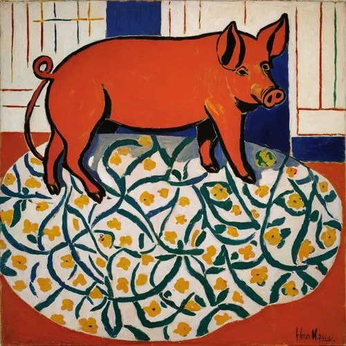 matisse,marimekko,bluemner,pudu,the red fox,iberico,Art,Artistic Painting,Artistic Painting 40