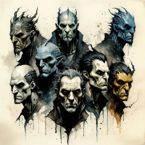 orcs,malekith,horde,reavers,shinnok,paizo,Illustration,Abstract Fantasy,Abstract Fantasy 18