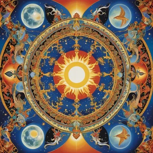 3-fold sun,kaleidoscope,kaleidoscope website,sunburst background,dharma wheel,sun,kaleidoscape,odessey,solario,kaleidoscopes,kaleidoscope art,mantra om,sun eye,kaleidoscopic,zodiac,mandala,surya namaste,sun god,reverse sun,portal,Illustration,American Style,American Style 05