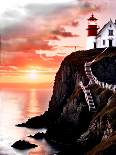 red lighthouse,lighthouse,lighthouses,light house,petit minou lighthouse,point lighthouse torch,electric lighthouse,crisp point lighthouse,lightkeeper,phare,light station,battery point lighthouse,fanad,cartoon video game background,capeside,coastal road,nubble,south stack,ferryland,landscape background,Illustration,Black and White,Black and White 34