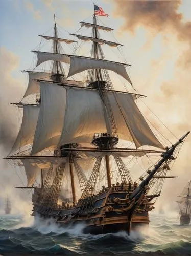 whaleship,sail ship,ironsides,barquentine,guayas,tallship,Illustration,Realistic Fantasy,Realistic Fantasy 05