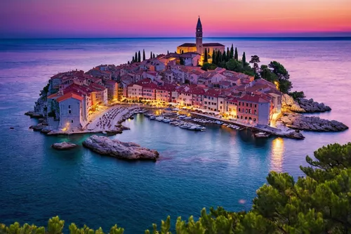 On the magnificent coast of Istria is the most romantic place in the Mediterranean, Rovinj.,sveti stefan,liguria,italy liguria,dubrovnic,dubrovnik,croatia,adriatic,lake garda,dubrovnik city,italy,istr