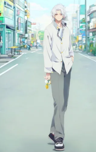 a pedestrian,anime japanese clothing,walking man,pedestrian,stylish boy,walk,stroll,i walk,elderly man,man's fashion,standing walking,strolling,chaoyang,honolulu,pedestrian crossing,convenience store,