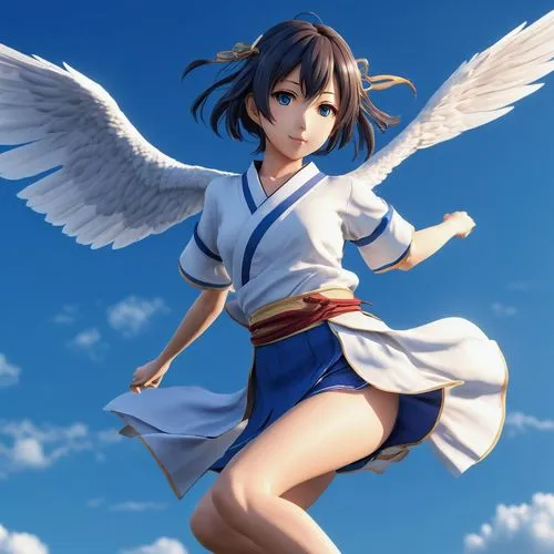 fubuki,kaga,yanmei,angel girl,megumi,flying girl,Photography,General,Realistic