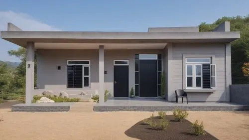 Simple beautifull house design with black horizontal railing ,modern house,dunes house,cubic house,cube house,passivhaus,electrohome,exposed concrete,mid century house,modern architecture,house with c