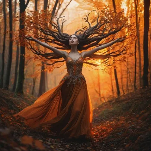 ballerina in the woods,faerie,dryad,fire dancer,faery,fantasy picture,Photography,Documentary Photography,Documentary Photography 08