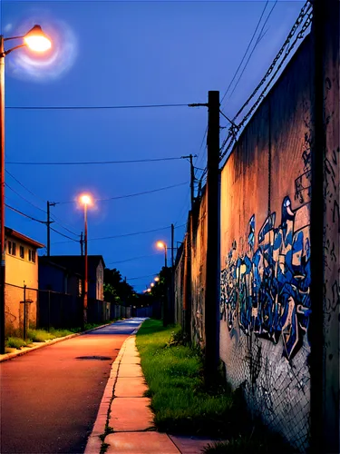 alley,street lights,alleyway,street lamps,streetlight,street light,laneway,street,urban art,urban landscape,night photography,graffiti art,the street,street lamp,blue hour,night photograph,outdoor street light,graffiti,grafiti,streetlamp,Conceptual Art,Fantasy,Fantasy 10