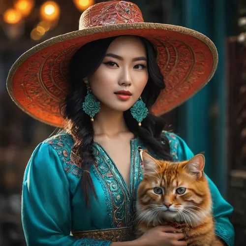 chinese pastoral cat,vietnamese woman,vintage asian,miss vietnam,asian costume,vietnamese,inner mongolian beauty,lucky cat,asian conical hat,asian woman,ao dai,phuquy,oriental princess,asian culture,vietnam's,teal blue asia,asian semi-longhair,kaew chao chom,korat,burmese,Photography,General,Fantasy