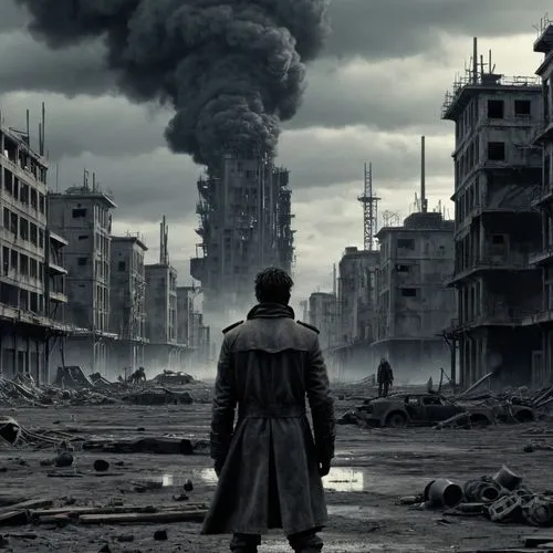 kurilsk,destroyed city,apocalyptic,post apocalyptic,post-apocalyptic landscape,tetsuo,Conceptual Art,Fantasy,Fantasy 33