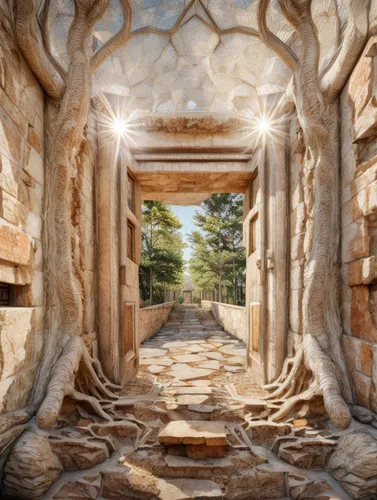 empty tomb,the threshold of the house,ephesus,cave church,monastery israel,wailing wall,genesis land in jerusalem,western wall,burial chamber,dead sea scrolls,stone oven,heaven gate,greek temple,natural stone,celsus library,the mystical path,doorway,divine healing energy,chambered cairn,spiritual environment