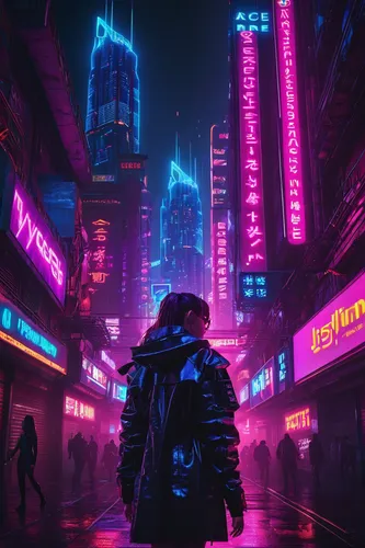 cyberpunk,shanghai,hong kong,vapor,taipei,neon lights,hk,futuristic,shinjuku,tokyo,neon,dystopian,tokyo city,neon arrows,cyber,colorful city,kowloon,neon light,aesthetic,neon ghosts,Conceptual Art,Sci-Fi,Sci-Fi 26