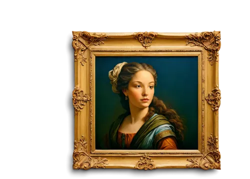 the mona lisa,art deco frame,mona lisa,copper frame,decorative frame,girl with a pearl earring,wood frame,gold stucco frame,italian painter,wooden frame,art nouveau frame,portrait background,rose frame,gold frame,gold foil art deco frame,bougereau,botticelli,art deco woman,cepora judith,square frame,Illustration,Retro,Retro 07