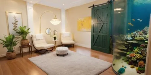 thalassotherapy,mudroom,hallway space,aqua studio,fish tank,peranakan