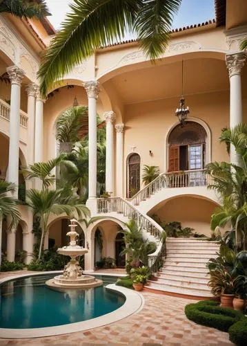 mansion,luxury home,florida home,luxury property,mansions,crib,hacienda,luxury home interior,beautiful home,palatial,palmbeach,mizner,dreamhouse,courtyards,luxury real estate,palmilla,courtyard,pool house,palladianism,tropical house,Illustration,Abstract Fantasy,Abstract Fantasy 11