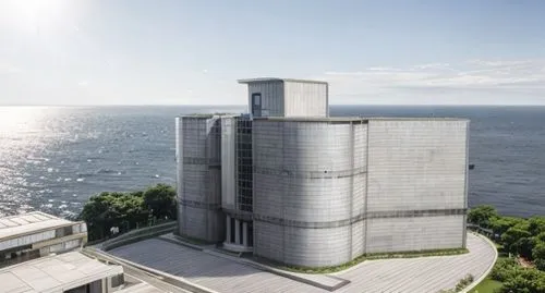 elbphilharmonie,kansai university,autostadt wolfsburg,nuclear power plant,mi6,foreign ministry,rotary elevator,espoo,osaka bay,glass facade,sokcho,sigishoara,silo,gunkanjima,united nations,arnold maer