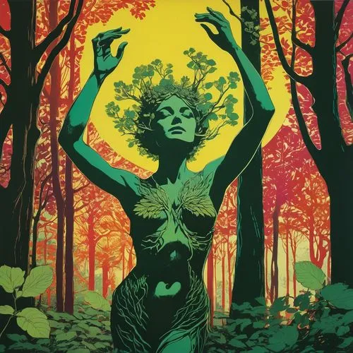 steranko,elfquest,dryad,mcginnis,mignola,suspiria,Art,Artistic Painting,Artistic Painting 22